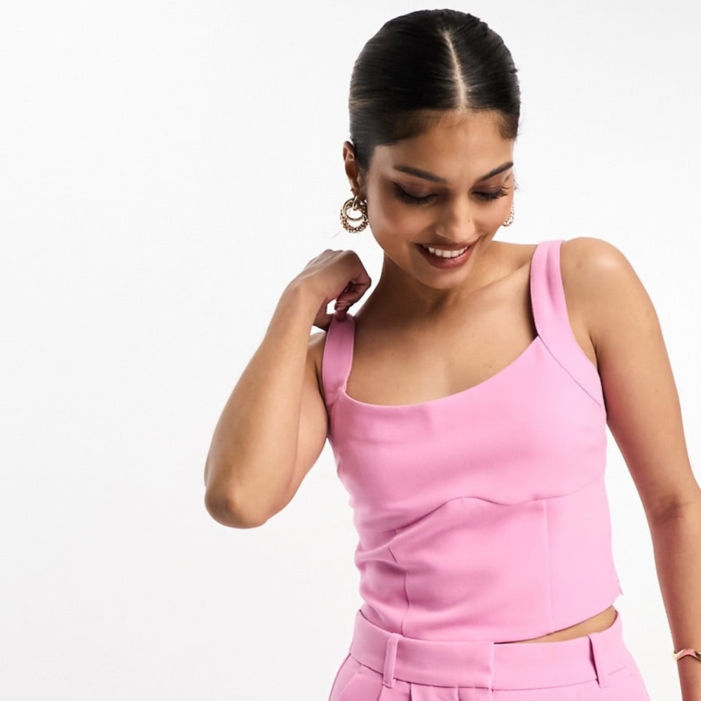 Abercrombie & Fitch Tailored Corset Top